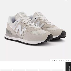 Like New! New Balance 574 Core Nimbus Cloud/White